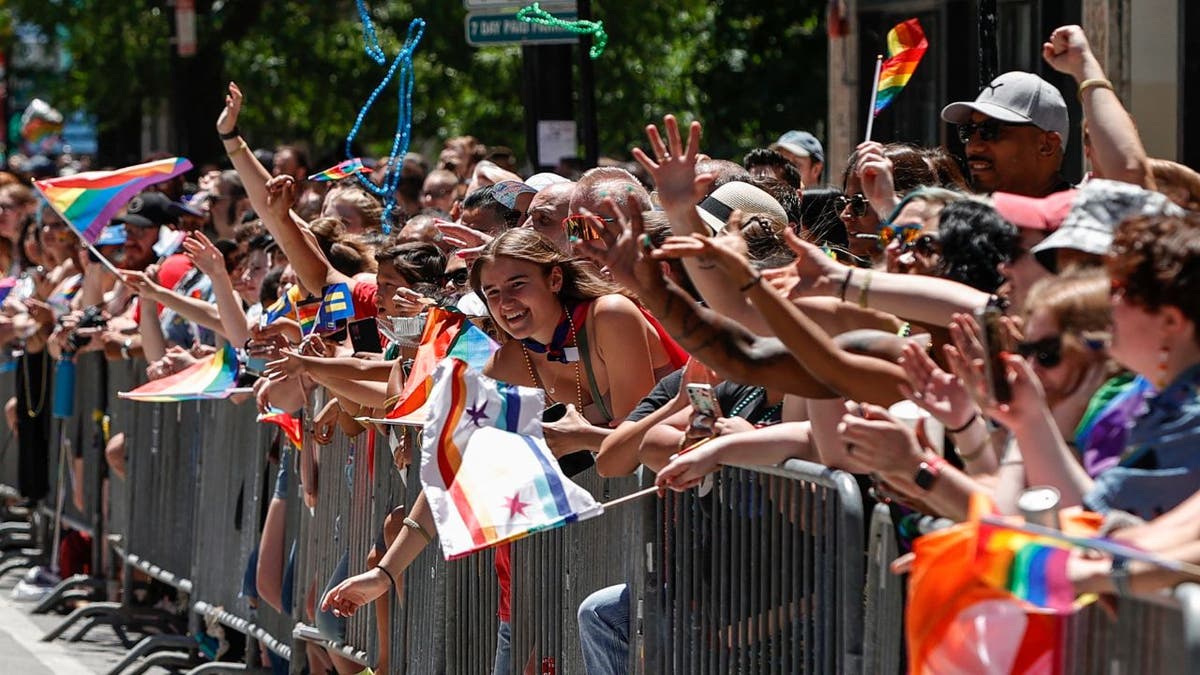 Chicago Pride parade crowds