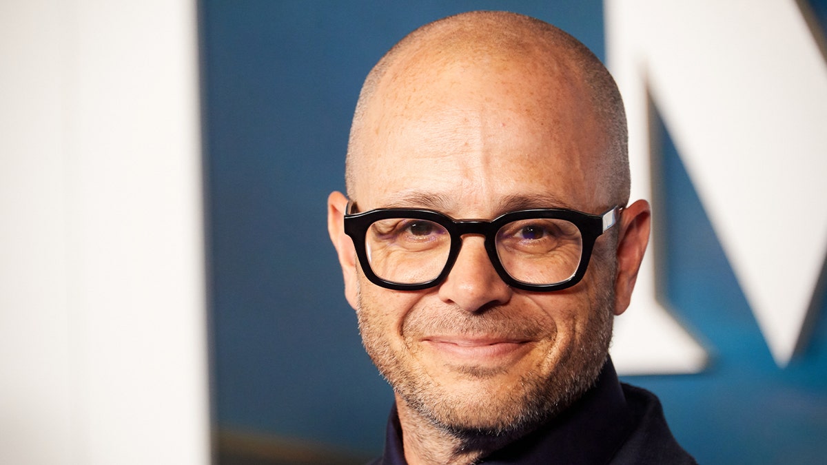 Damon Lindelof attends Peacock's "Mrs. Davis" Los Angeles premiere at DGA Theater Complex on April 13, 2023.