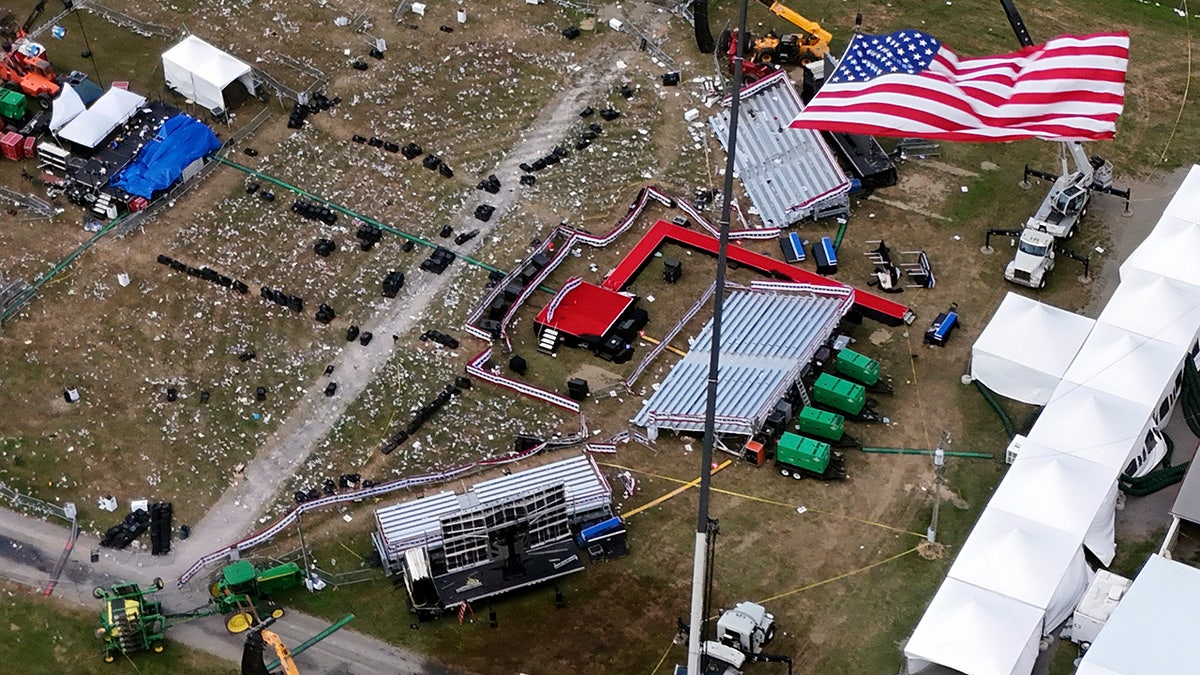 Trump Assassination Attempt Crime Scene At Butler Farm Show Grounds ...