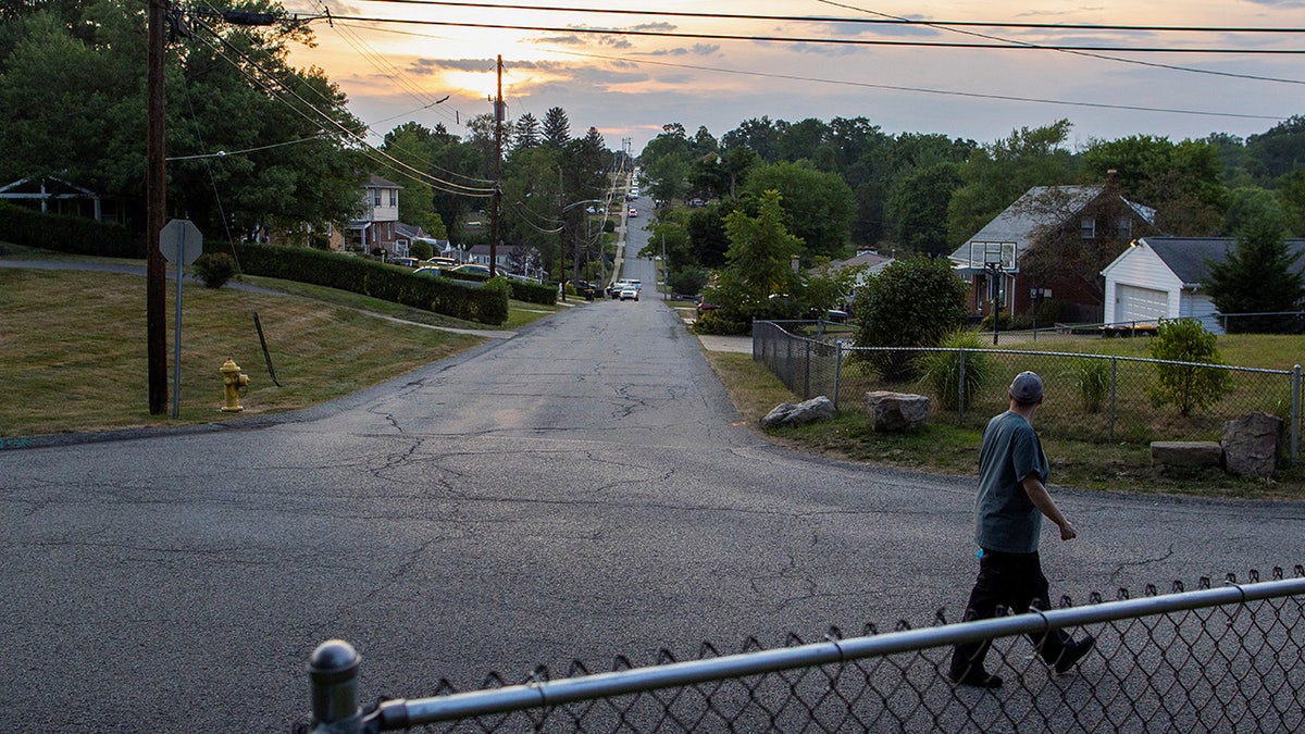 A view of Hillard Road near the home of 20-year-old Thomas Matthew Crooks