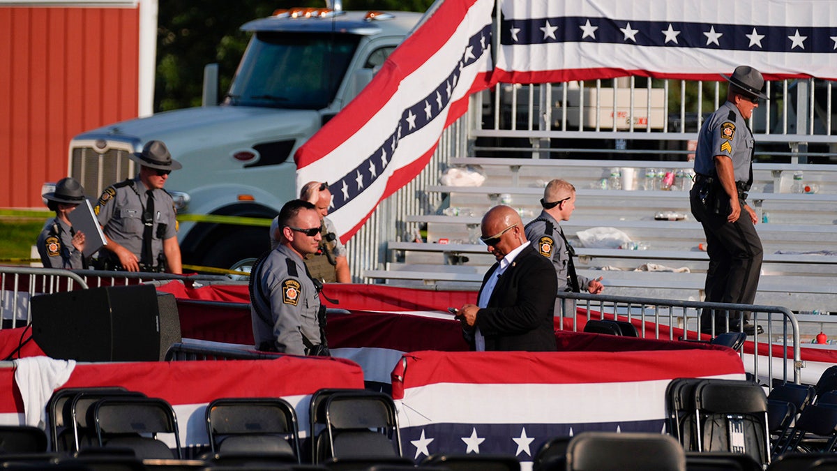 Tempat kampanye untuk calon presiden dari Partai Republik, mantan Presiden Donald Trump