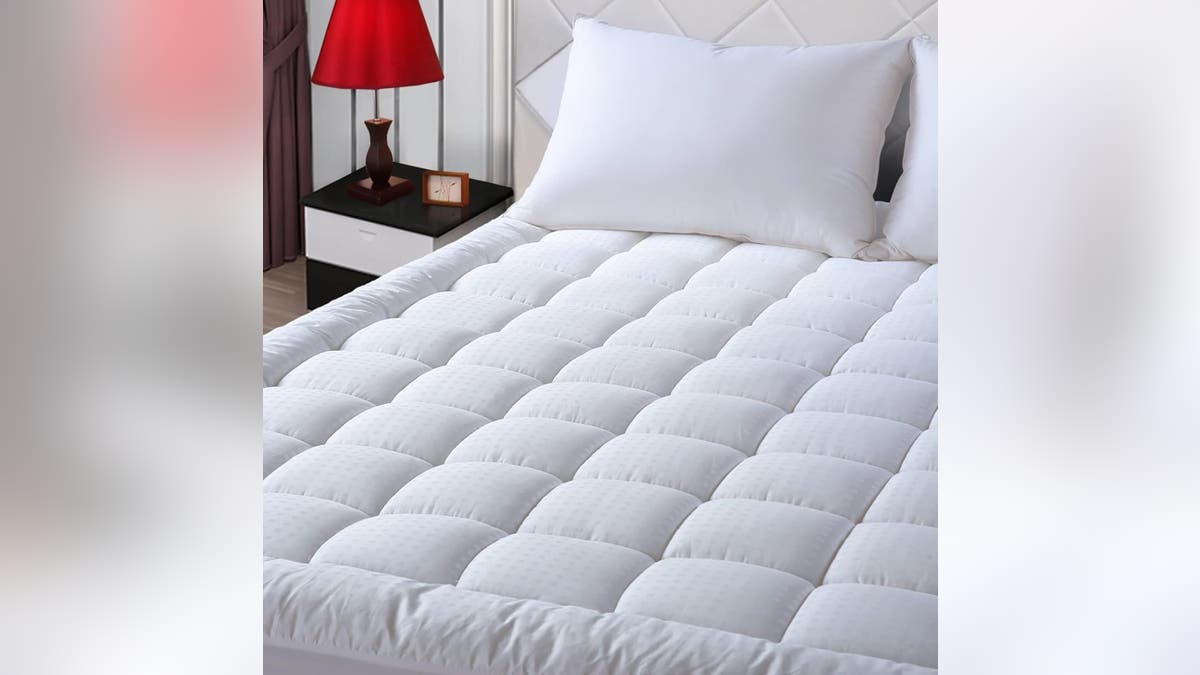 This pad adds some softness to your bed while also protecting your mattress.