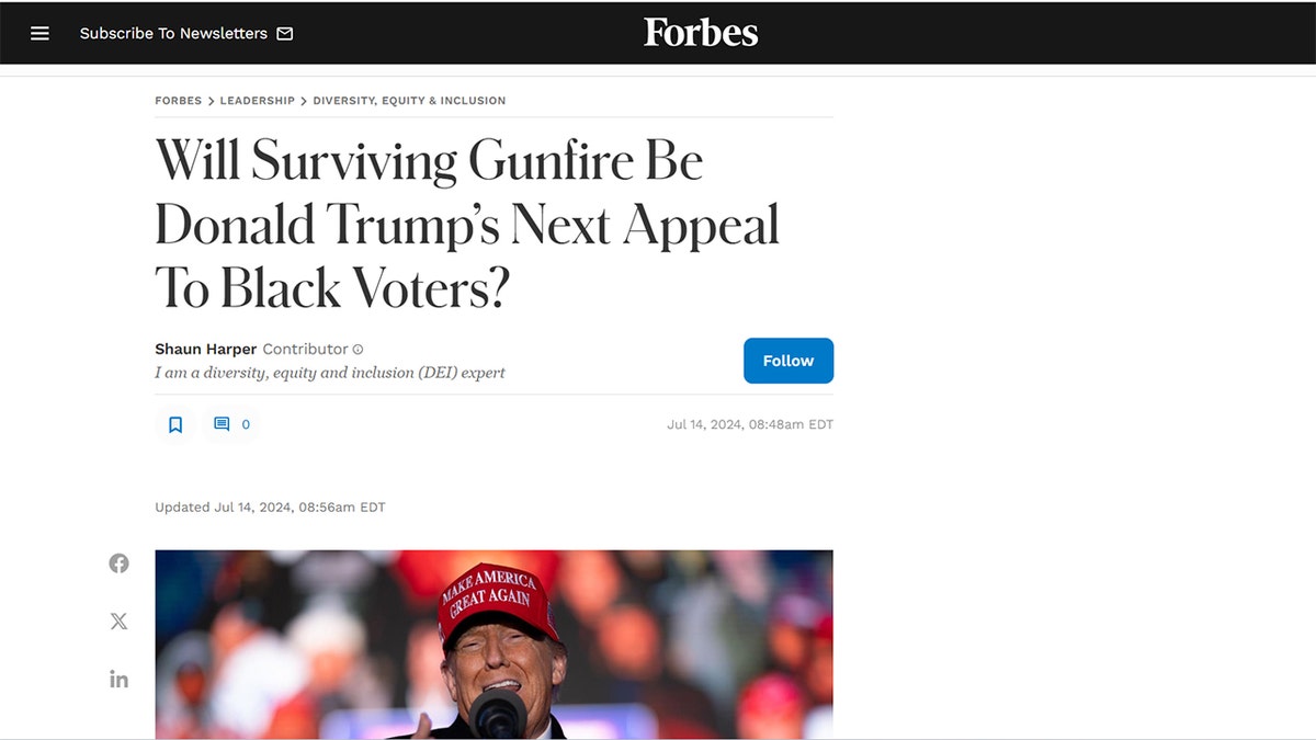 Captura de pantalla de un titular de Forbes.