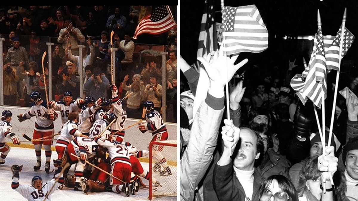 Miracle on Ice USA hockey victory