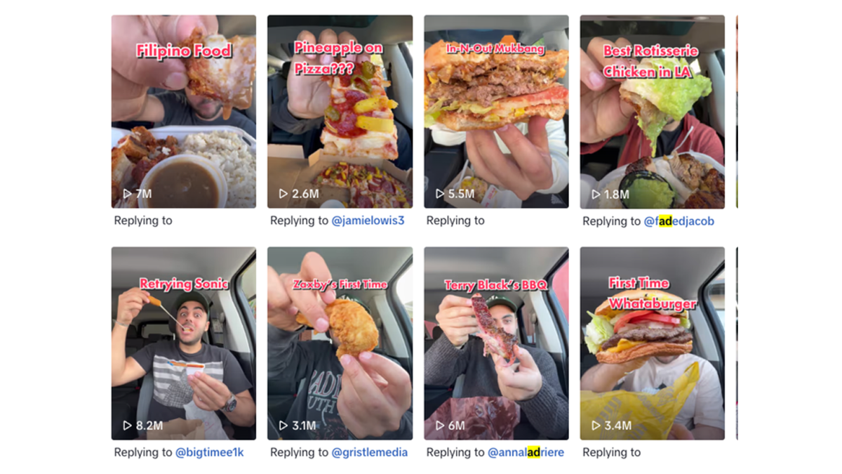 Kevin Noparvar’s @how.kev.eats has over 3.4 million followers on TikTok alone.