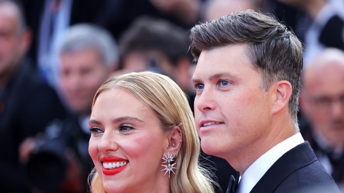 Scarlett Johansson and husband Colin Jost