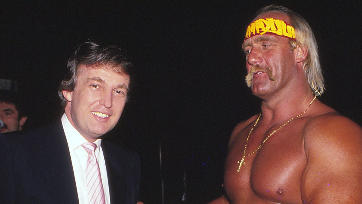 Hogan and Trump in 1987