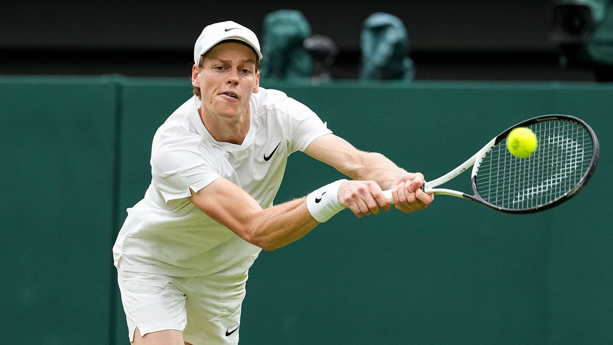 Top-ranked tennis player Jannik Sinner withdraws from Paris Olympics days before matches begin 4 Jannik Sinner returns a shot