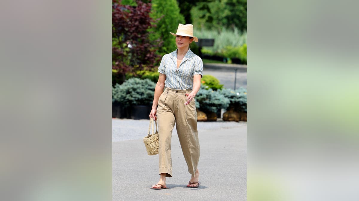 Jennifer Lopez w Hamptons z okazji 4 lipca