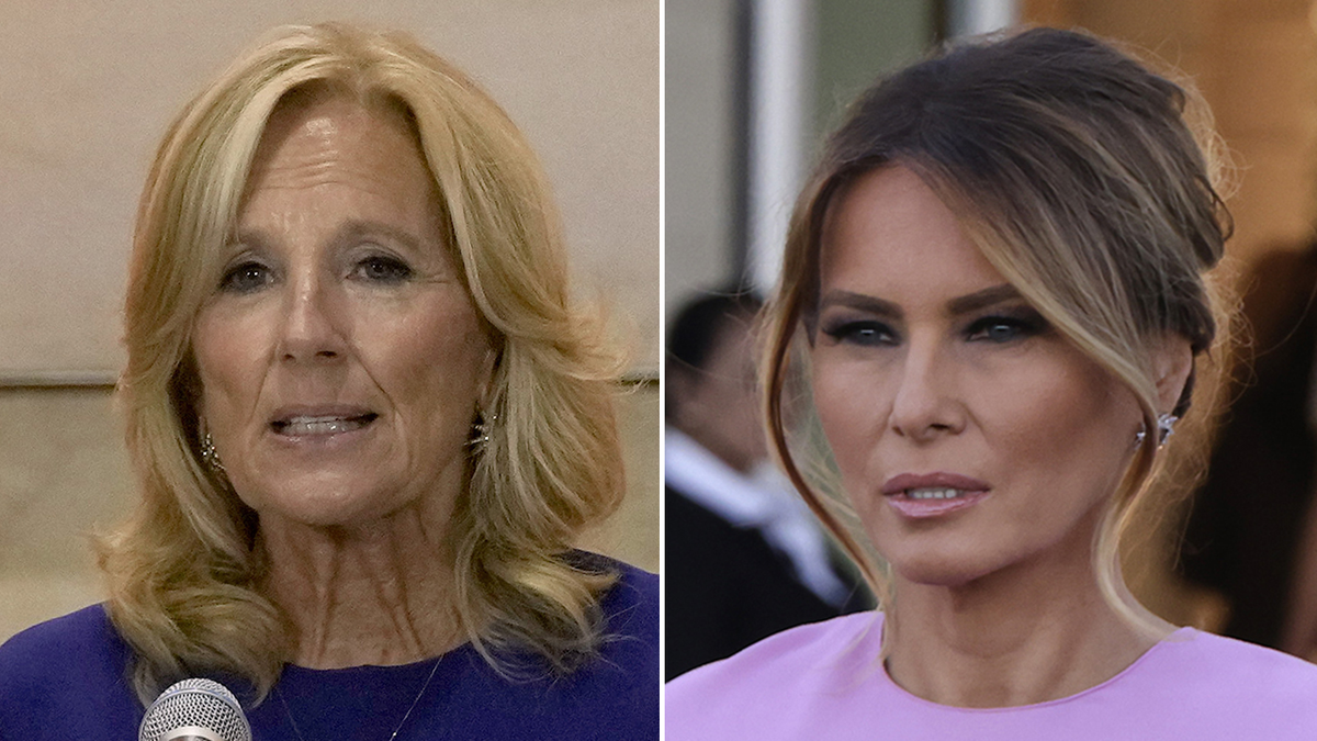 Jill Biden y Melania Trump se separan