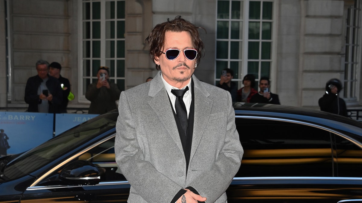 Johnny Depp at a UK premiere