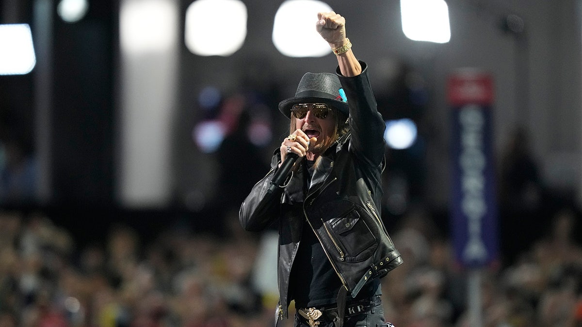 Kid Rock performs during the Republican National Convention