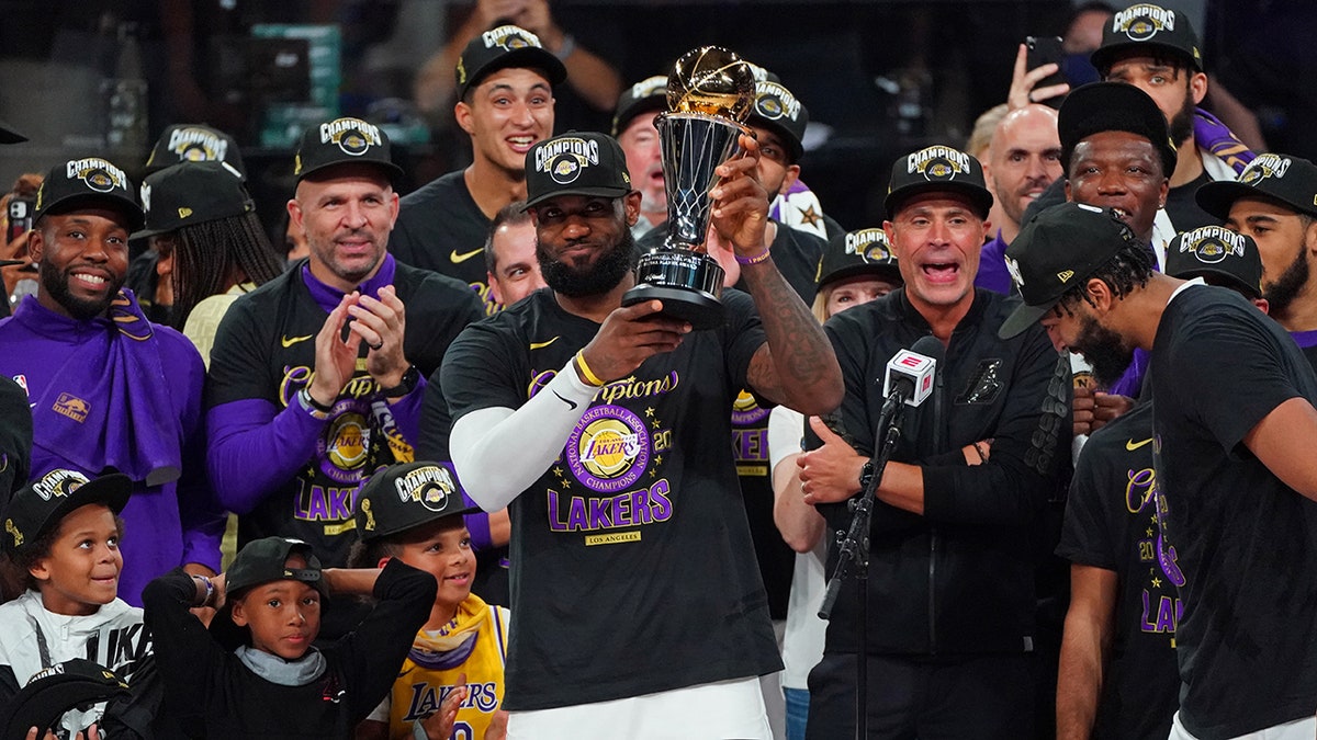 LeBron James wins NBA title