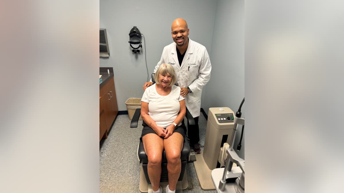 Florida woman says playing pickleball saved her sight: ‘I was really worried’ 4 Linda Corcoran and Dr. Matthew Cunningham