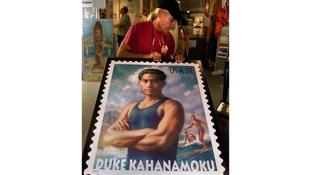 Duke Kahanamoku postage stamp