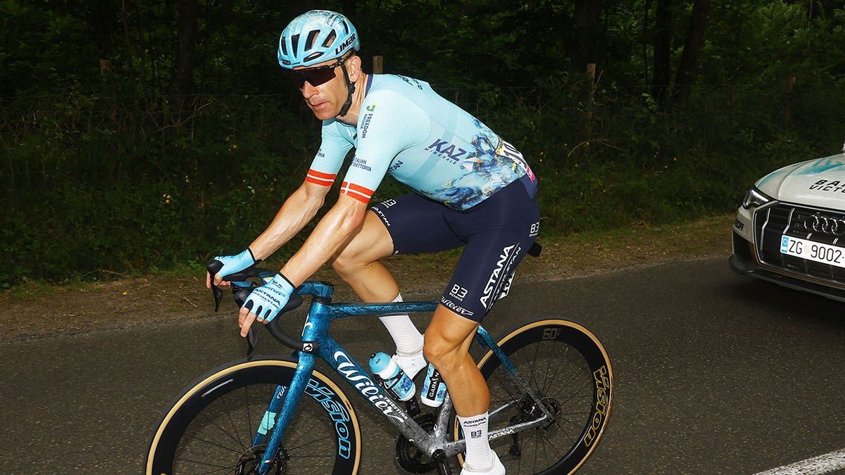 Michael Mørkøv riding during Tour de France