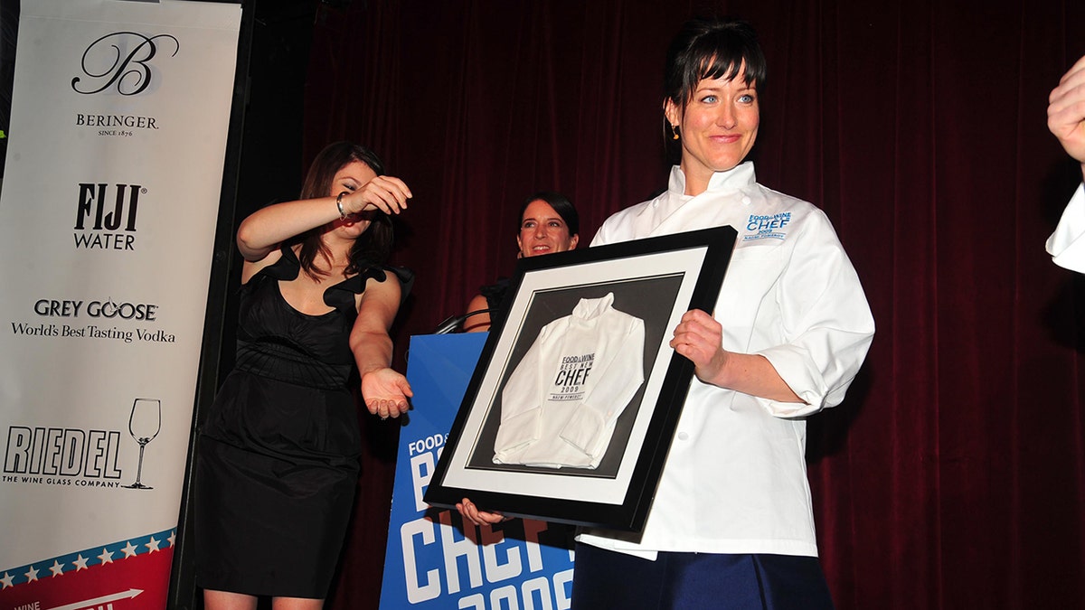 Gail Simmons, Christina Grdovic and Naomi Pomeroy attend FOOD & WINE Magazine celebrates 2009 Best New Chefs at City Winery N.Y.C. on April 1, 2009