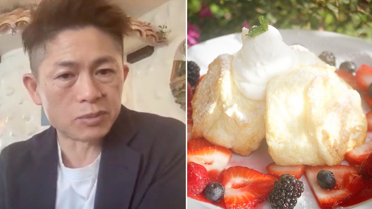 El propietario y chef de Cream Pot, Nathan Tran, es el creador de la tortita soufflé japonesa.