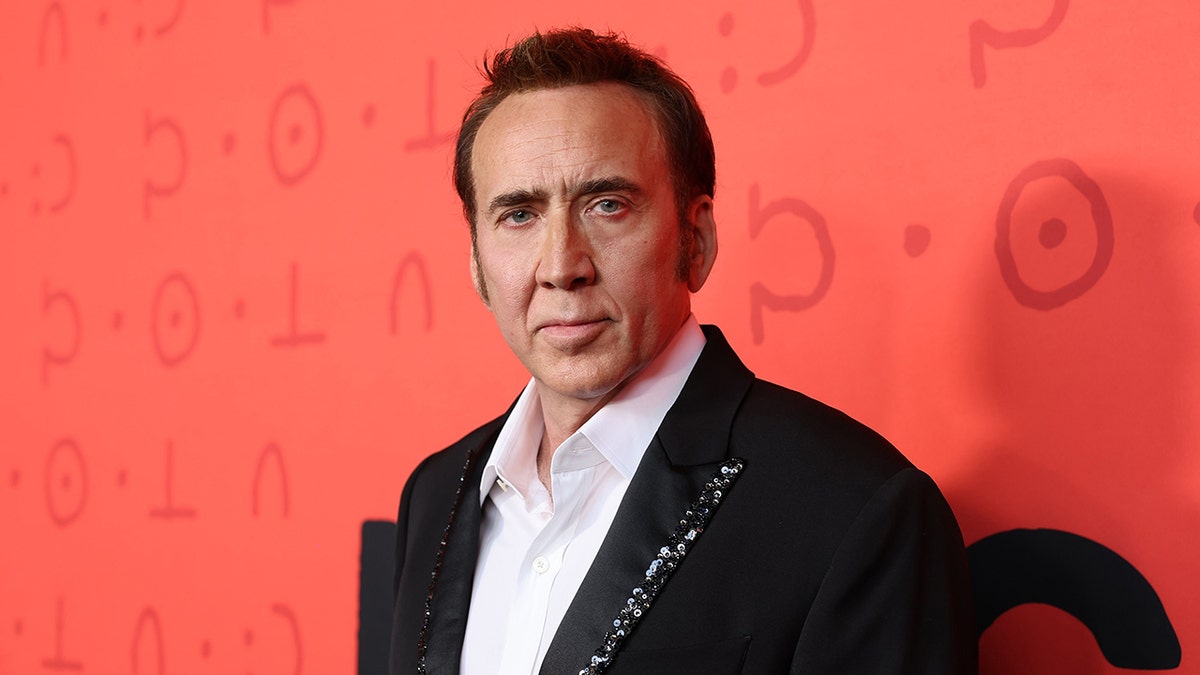 Close up of Nicolas Cage