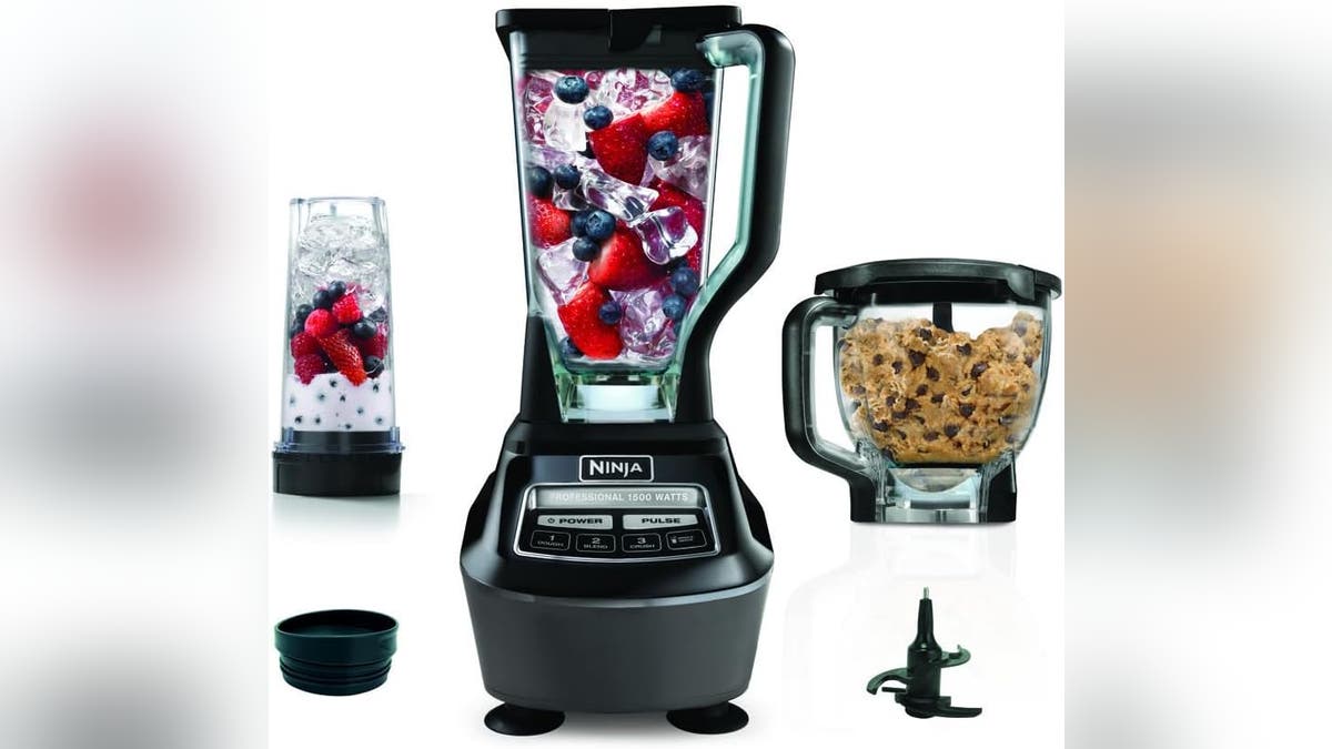 This system combines the power of a blender and a food processor.