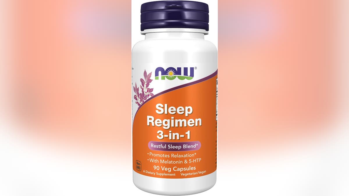 This sleep supplement relaxes the mind and promotes restful sleep.