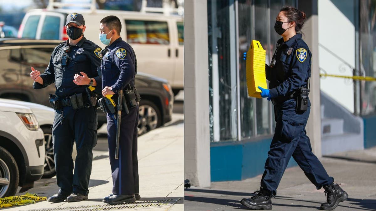 Agentes del Departamento de Policía de Oakland