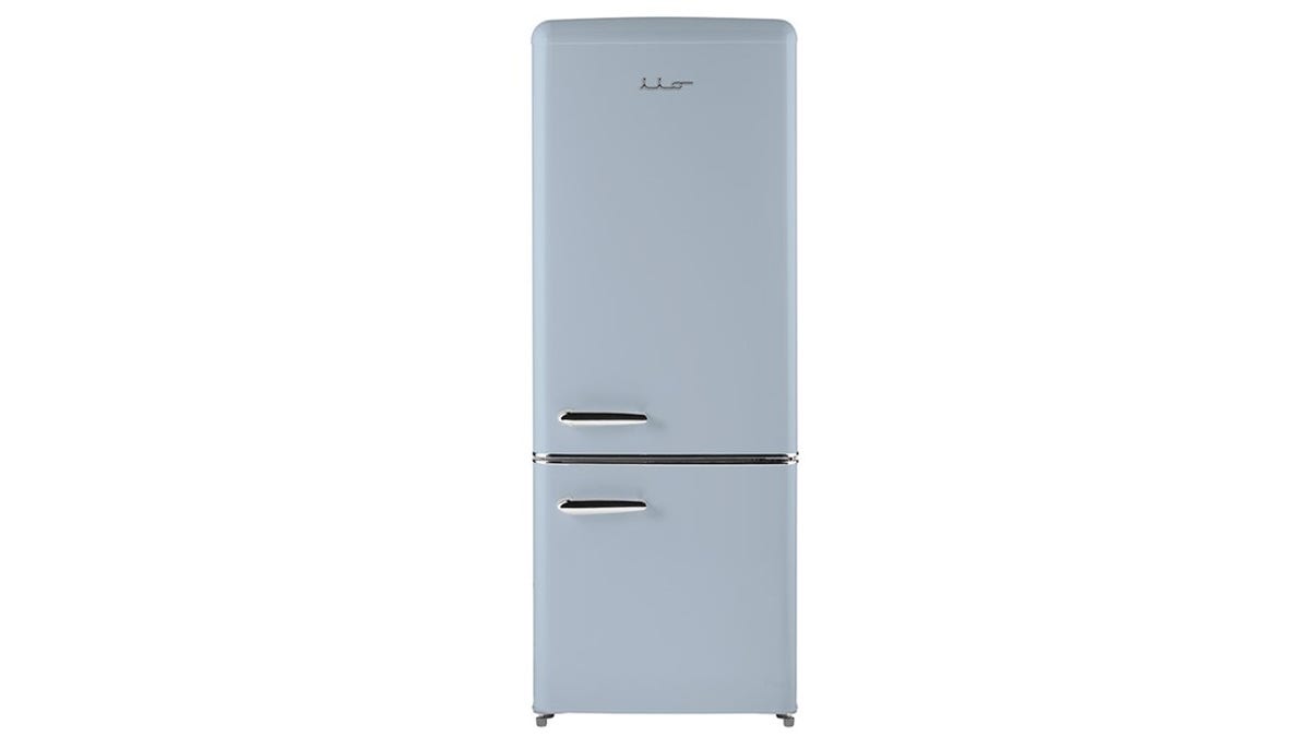 Go vintage and still get an energy-efficient fridge.  