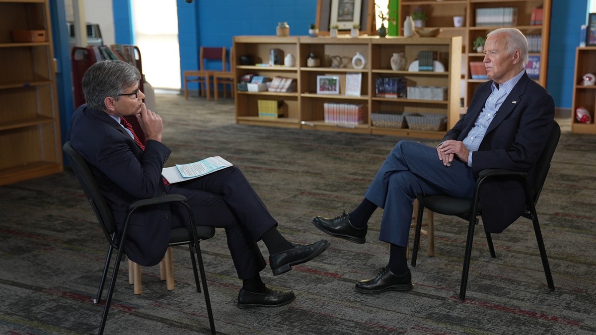 President Biden speaks with ABC's George Stephanopoulos