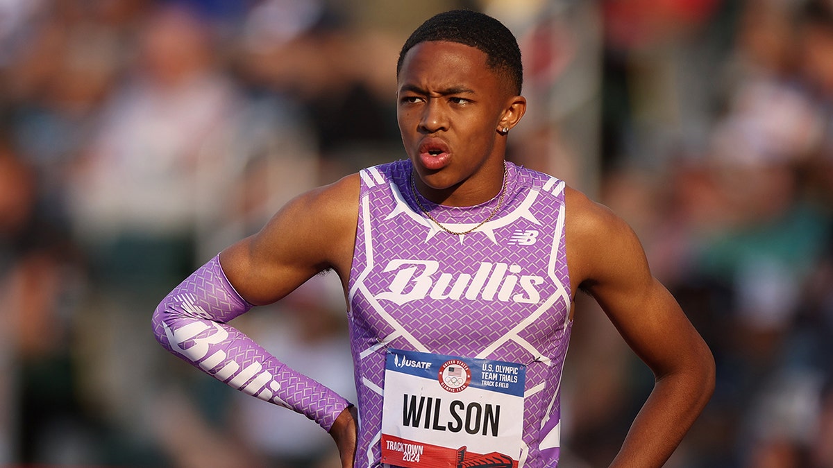 Quincy Wilson looks on track