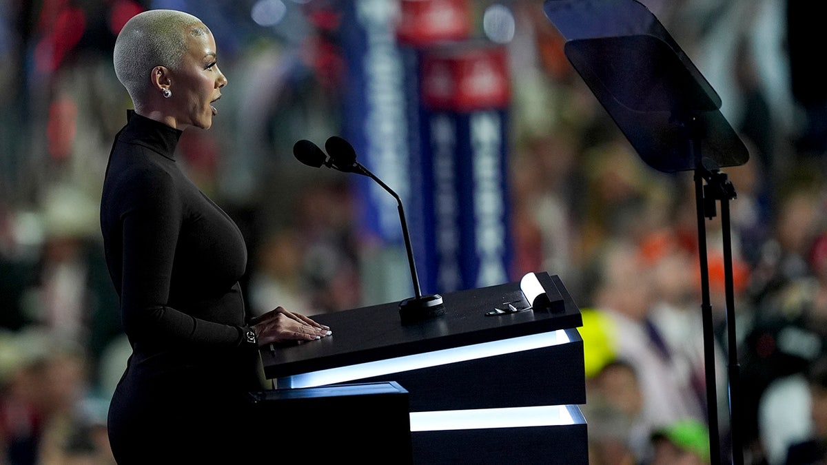 Amber Rose speaks during the Republican National Convention