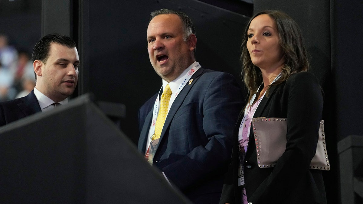 Dan Scavino arrives at the Republican National Convention