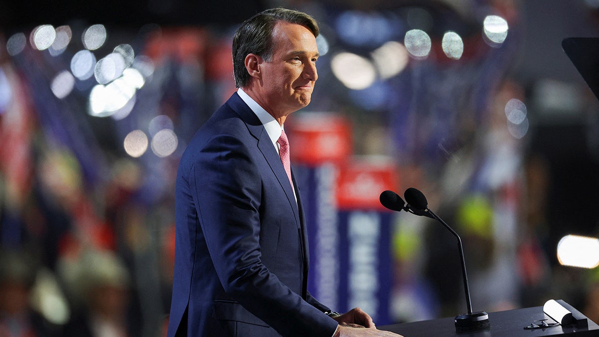 Glenn Youngkin speaks connected  Day 1 of the Republican National Convention