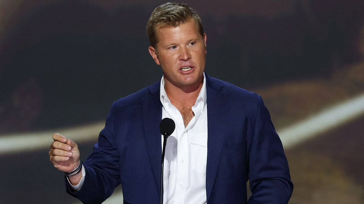 Tim Sheehy speaks on Day 2 of the Republican National Convention