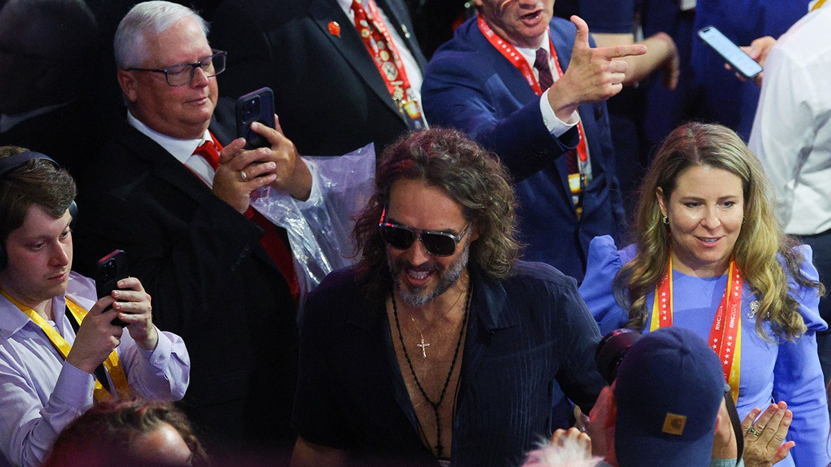 Russell Brand attends Day 4 of the Republican National Convention