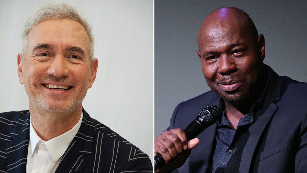 Side by side photos of Roland Emmerich and Antoine Fuqua