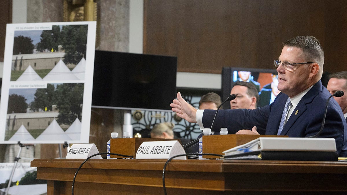 U.S. Secret Service Acting Director Ronald Rowe, testifies during a Senate Committee on Homeland Security and Governmental Affairs Senate Judiciary hearing