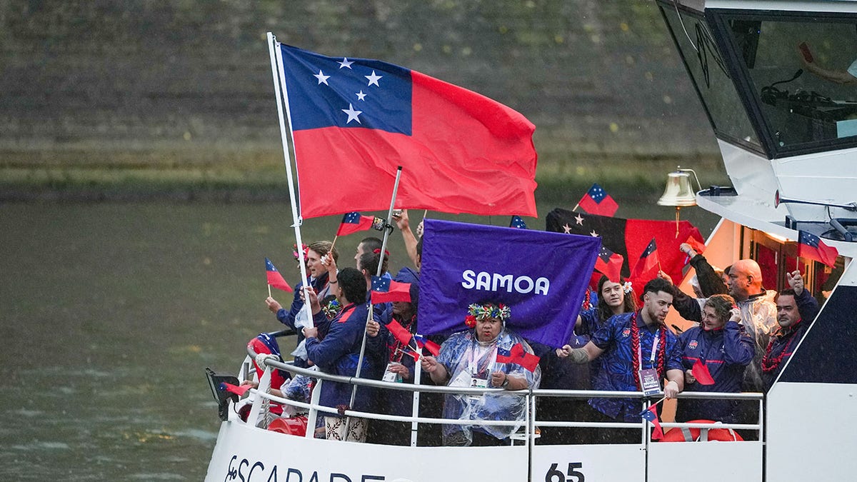 Samoa Atletleri teknede