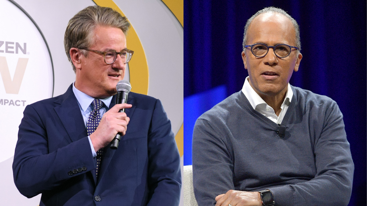Joe Scarborough and Lester Holt
