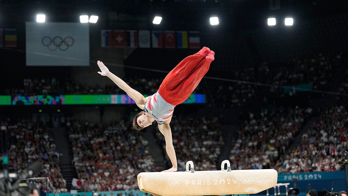 US Men's Gymnast Stephen Nedoroscik Goes Viral As He Shines On Pommel ...