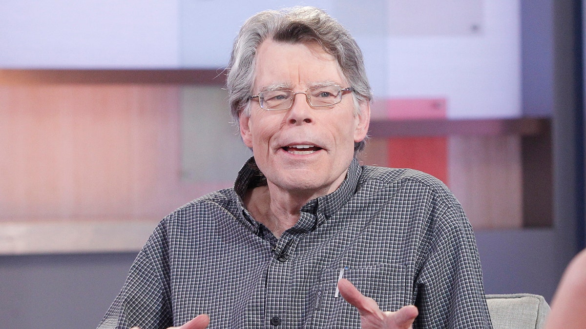 Close up of Stephen King