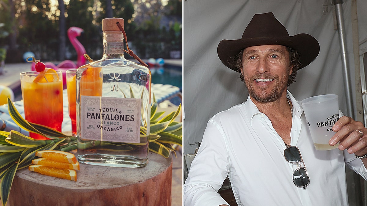 Tequila cocktail and Matthew McConaughey