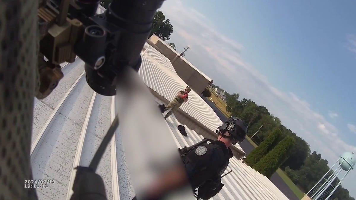 Rooftop bodycam video shows confusion among officials, Trump shooer's rifle used in deadly attempt on the former president.