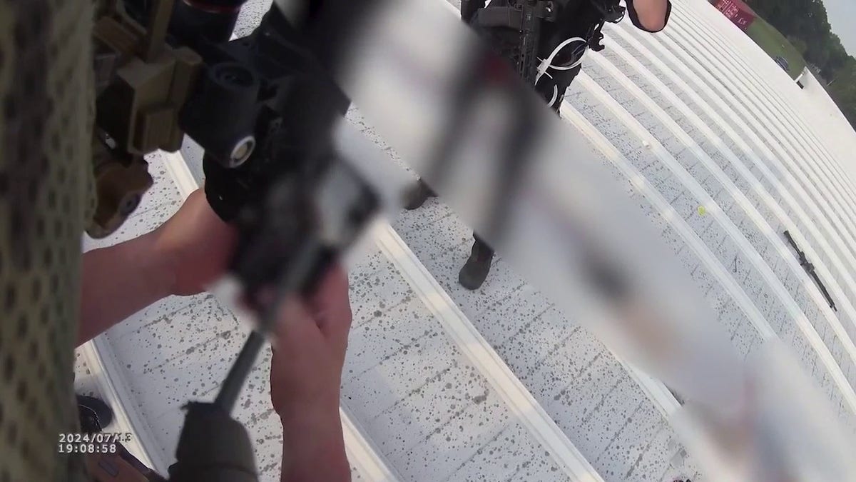 Rooftop bodycam video shows confusion among officials, Trump shooer's rifle used in deadly attempt on the former president.