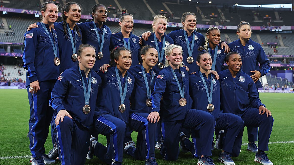 USA rugby bronze medal team