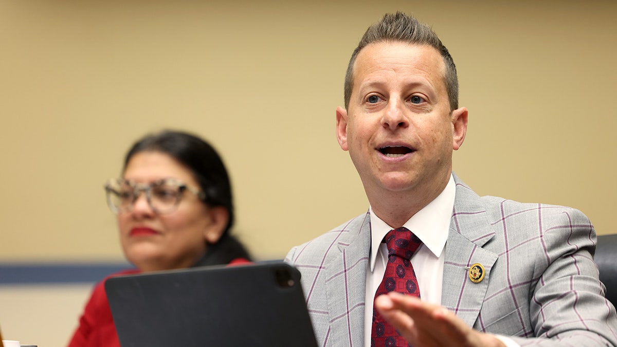Representative Jared Moskowitz during a House Oversight and Accountability Committee hearing