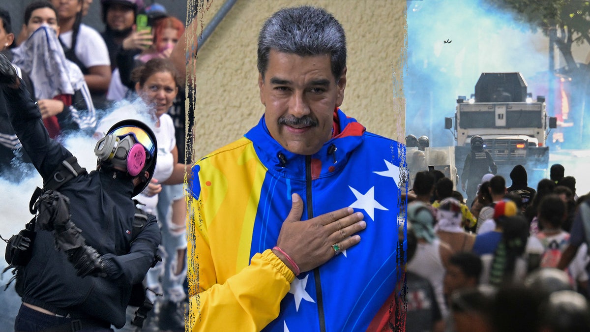 Police repression in Caracas