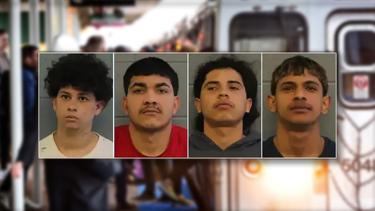 Migrant suspects in Chicago train attack