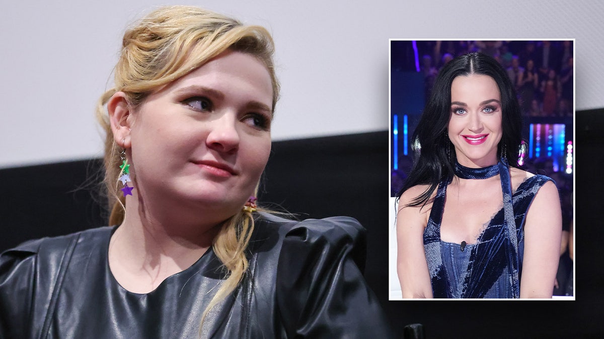 Abigail Breslin; recuadro Katy Perry