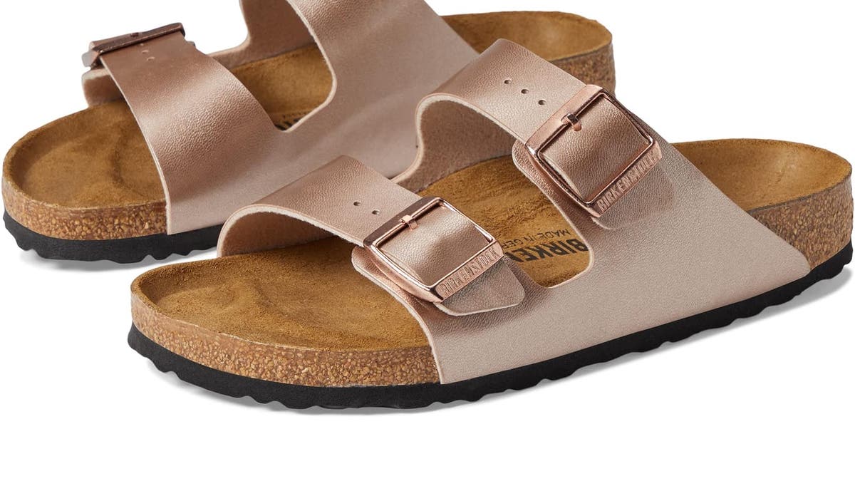 Try Birkenstocks in this classic comfortable style.