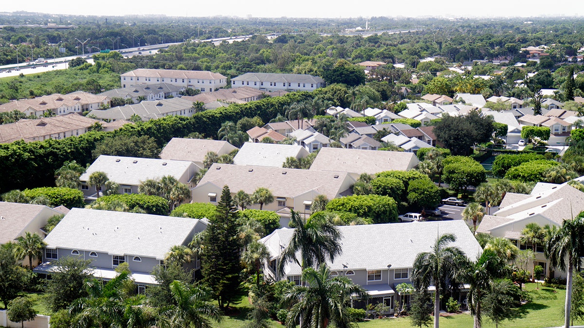 Zona residencial en Boca Ratón, Florida